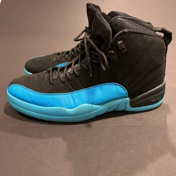 Nike Air Jordan 12 Retro Black Turbo Green Size 12 - Picture 10 of 16